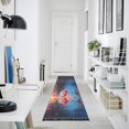 thumbnail image 4 of Flamingoes Coconut Trees Lake Runner Rug Machine Washable Area Rugs Carpet Non Slip Entryway Mat for Bedroom Entryway Front Door, 4 of 7
