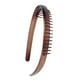 thumbnail image 4 of Diadema De De Duraderos Para Mujer Aro De cabellero Duro Antideslizante Para Cabello Grueso - Marron Marron oscuro BLESIY Los dientes de las mujeres peinan el aro del pelo, 4 of 8