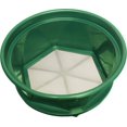 thumbnail image 2 of Sluice Fox Sluice Fox 13 1/4 inch gold classifier prospecting pan - stainless steel mesh sifting pan fits atop 5 gallon bucket; mealworm strainer and shark tooth sifter (1/4 inch mesh, 16 holes per sq, 2 of 2