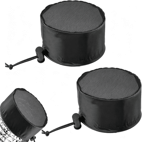 MISSMILE 2 Pcs Grow Tents Vent Cover - 6" Dustproof Duct Filter Vent Covers with Elastic Band and Fixed Buckle for Plant Grow Tent Accessories Grow Tent Accessories
