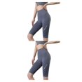 thumbnail image 4 of Pantalones de yoga de nailon Sonducket para mujer cintura alta transpirables S M L, 4 of 6