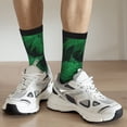thumbnail image 6 of Logiee Green Leave Fern Print Adult Socks for Men & Women,Calf Socks, Ankle Socks,Boots Socks,Breathable Casual Sock,Unisex Crew Socks, 6 of 6