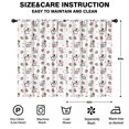 thumbnail image 2 of Blackout Kids Curtains,White Cow Strawberry Heart Pattern Childrens Insulated Curtains Set Of 2,Bedroom Essentials,Toddler Room Decor 52x84in(132x213cm), 2 of 5