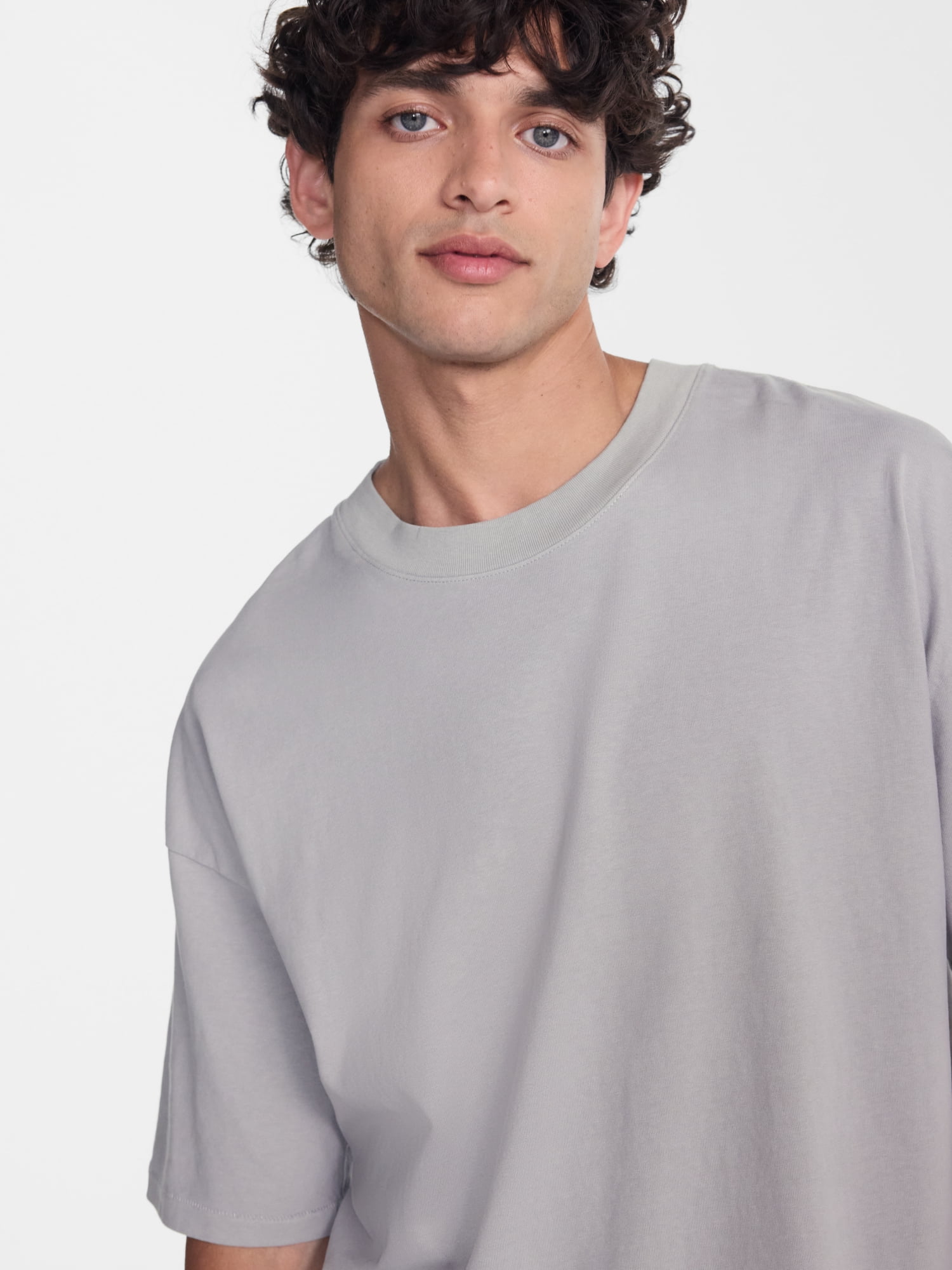 No Boundaries Boxy Fit Heavyweight Cotton Tee, Men's & Big Men's XS-3XL