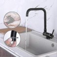 thumbnail image 4 of 360 Swivel Folding Black Kitchen Faucet, Window Folding Kitchen Mixer Tap, Stainless Steel Hot And Cold Water Sink Mixer Tap For Kitchen, 4 of 4