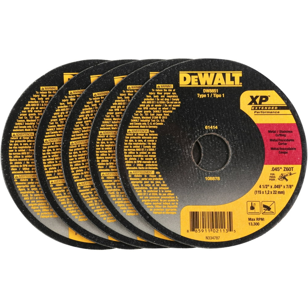 DeWalt® XP™ Metal/Stainless Cutting Pro Pack Sander Pads 5 ct Pack