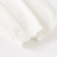 thumbnail image 5 of Odeerbi Infant Girls Embroidered Cardigan Sweater Fall Winter Knitted Cardigan Baby Cotton Sweater Embroidery Wool Sweater Round Neck Tops White, 5 of 7