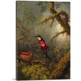 thumbnail image 1 of ARTCANVAS A Pair of Nesting Crimson Topaz Hummingbirds 1883 Canvas Art Print by Martin Johnson Heade - Size: 18" x 12" (1.50" Deep), 1 of 9