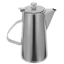 MEIBUTYUP Stainless Steel Tea Pot for Stove Top with Ergonomic Handle and Precision Spout Silver