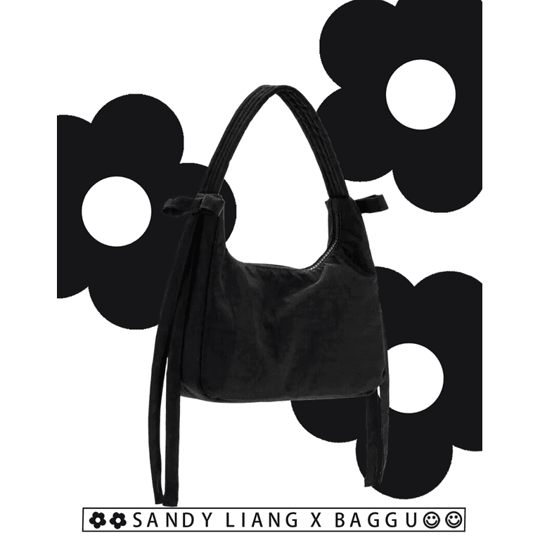 BAGGU X Sandy Liang Women's Mini Bowknot Nylon Designer Bags