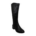 thumbnail image 2 of Charter Club Women's Shoes Jeanolal Leather Closed Toe Knee High Riding Boots Black Size 7 M, 2 of 5