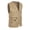 Khaki-XL, variant on Breathable Unisex Work Vest Lightweight Construction Multiple Utility Pockets Soft Fabric Enjoy Daily Comfort