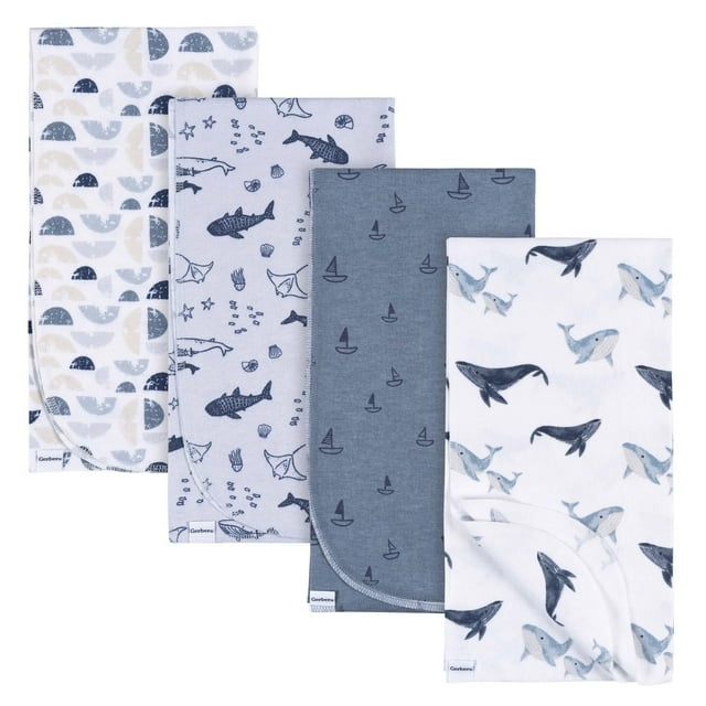 Gerber Childrenswear - Flannel Receiving Blanket
