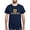 Navy, variant on CafePress - Delta Tau Delta Gold Stacked Signature T Shirt - Men's Classic Graphic Cotton T-Shirt