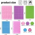 thumbnail image 2 of WLGJL Gummy Bear Candy Molds Silicone, Gummy Molds with 5 Droppers, Non-Stick Silicone Candy Molds Including Cute things, Mini Dinosaur, Bear Shape, Hearts and Mini Donut, Set of 5, 2 of 6
