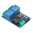 thumbnail image 1 of Módulo De Relé WiFi Dual, 5V Plástico 8-Bit MCU Chip ESP8266 Módulos De Relés Para La Empresa Para El Personal Para El Hogar ANGGREK HF1013, 1 of 8