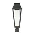 thumbnail image 3 of Matte Black LED Outdoor Post Lantern from the Brookline Collection, 3 of 5
