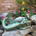 thumbnail image 2 of Homestyles 12 in. Bronze Patina Sexy Mermaid Nautical Beach Statue, 2 of 6