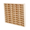 thumbnail image 2 of MERIGLARE 1/64 Car Display Rack Shelf Figures Display Cabinet Collectibles Multifunction Miniature Display Case for Home Figurine Shelf 50 grids, 2 of 9