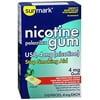 Sunmark Nicotine Polacrilex Gum 4 mg, Mint Stop Smoking Aid, 110ct, 3-Pack