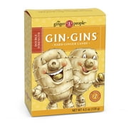 Gin Gins Double Strength Hard Ginger Candy, 4.5 Oz