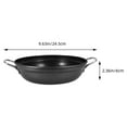 thumbnail image 2 of Wok de Cuisine en Fer pour Fondue Chinoise, Wok de Cuisson en Métal Résistant à la Chaleur avec Poignée 24 cm, 2 of 8