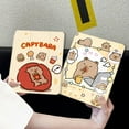 thumbnail image 5 of Tuohive Cartoon Capybara iPad Case for iPad Gen 9th/8th/7th(2021/2020/2019),10.2 inch iPad 9/8/7 Case Auto Wake Sleep Case With Pencil Holder, 5 of 9