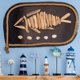 thumbnail image 5 of Decoración de madera con forma de concha de estrella de mar con forma de tortuga costera de Maitys, 3 unidades, 5 of 6