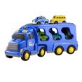 thumbnail image 2 of Usloyux Kids Toys Under $5 5 in 1 Construction Truck Toys with Light Sound,Construction Car Trucks Birthday Gifts Toys for Kids,Construction Truck with Excavator, Crane Mixer, Bulldozer, 2 of 9