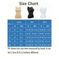 thumbnail image 3 of SAYFUT Womens Shapewear Tank Top Seamless Slimming Tummy Control Cami Shaper Vest with Removable Pads M-3XL, 3 of 7