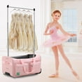 thumbnail image 7 of Dance Bag With Garment Rack, 27" Dance Garment Bags for Dancers Girls, Dance Costume Garment Bag with Wheels, Collapsible Rolling Garment Bags for Travel, Duffle Bag Luggage for Women and Men, 7 of 7