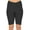 Black, variant on Women's High Waist Pockets Mesh Athletic Running Yoga Gym Biker Shorts