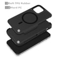 thumbnail image 4 of Diverbox for iPhone 12/12 Pro Case, 2 in 1 Campatibe with Magesafe Shockproof DropProof Protective Phone Case - Black, 4 of 7