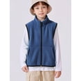 thumbnail image 4 of Happy Cherry Boys Girls Polar Fleece Vest Kids Warm Sleeveless Jacket Toddler Zip Up Winter Waistcoat Children Ligntweight Outwear with Pockets, 4 of 7