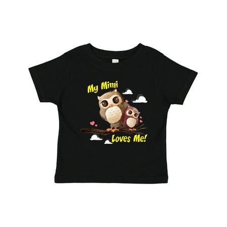 

Inktastic My Mimi Loves Me Owl Gift Toddler Boy or Toddler Girl T-Shirt