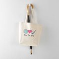 thumbnail image 5 of CafePress - 1980S Retro Golfer Peace Love Golf - Unisex Canvas Tote Bag, Beige, 1-Piece, 5 of 7
