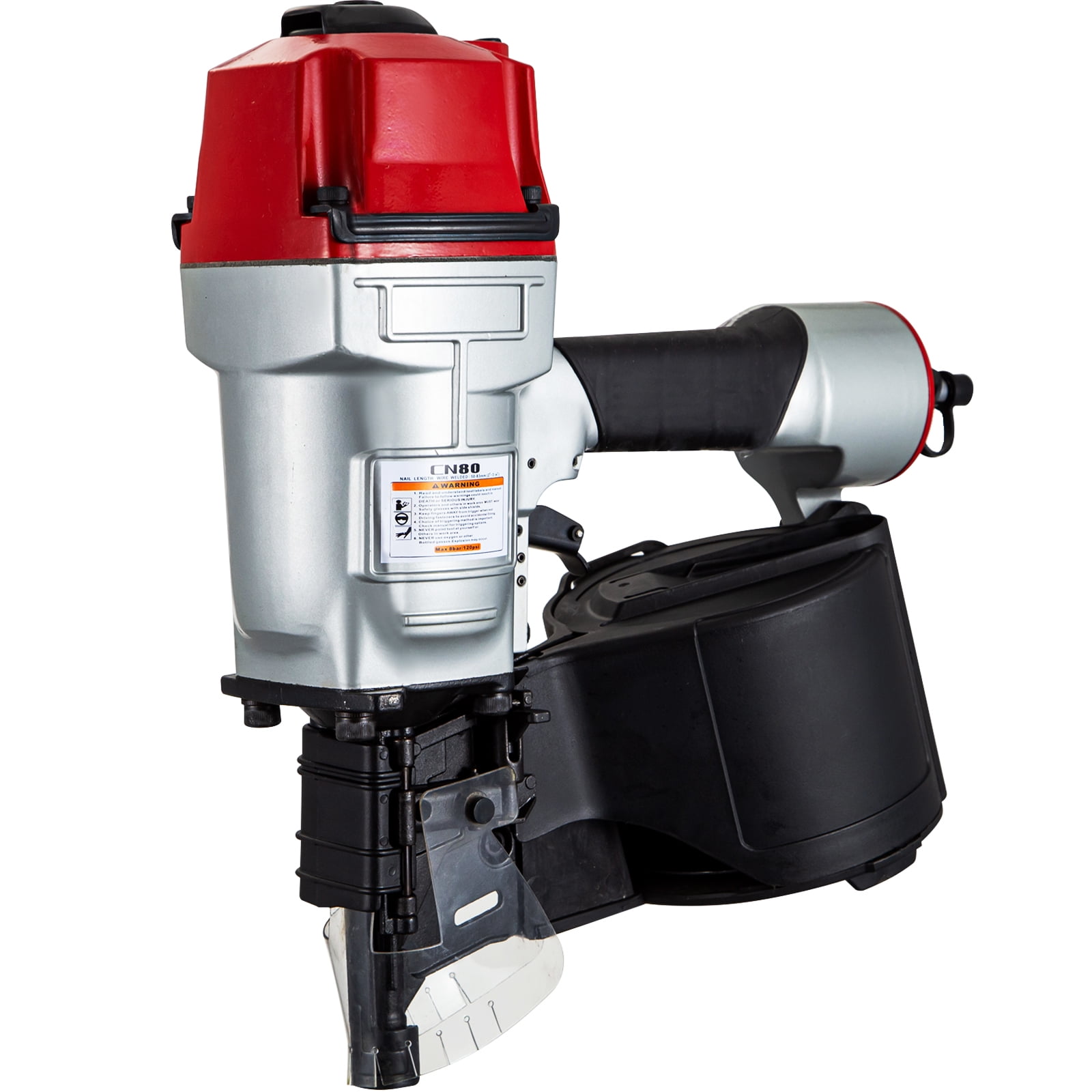 VEVOR Roofing Nail Gun CN80, Professional Coil Nailer from 2Inch up to