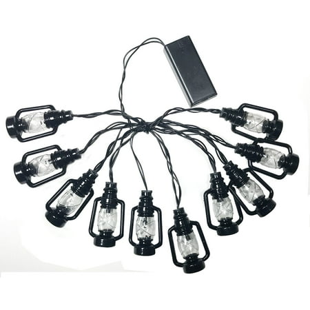black mini lantern lights battery operated strand of 10 battery operated black light walmart