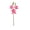 Watermelon Red-WR Home Decor, variant on JJV Artificial Cymbidium Orchid Flower Bouquet with Three Heads Fake Flower Arrangement for Home Wedding Party and Table Centerpiece Decor In Multiple Colors