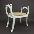 thumbnail image 5 of Wayborn Dmax White and Brown Harlow Bench 30.5″L X 16″W X 30″H, 5 of 5