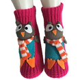 thumbnail image 1 of Calcetines cálidos de punto de dibujos animados de Navidad calcetines de piso interior antideslizantes de invierno para mujeres, 1 of 1