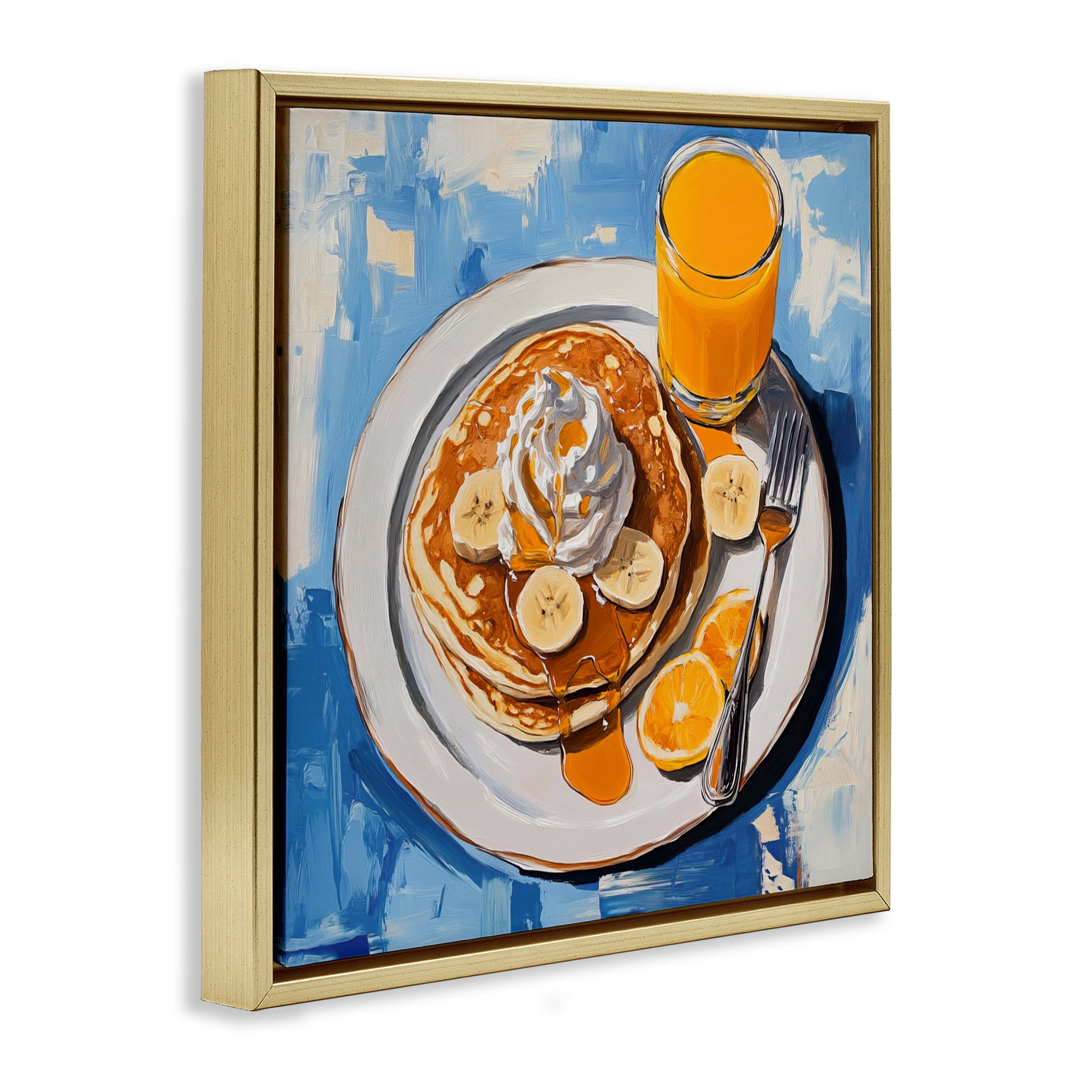 Stupell Industries Banana Bliss Sunshine Gold Framed Floater Canvas Wall Art, design by Tina LeCour
