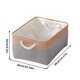 thumbnail image 1 of Cesta de almacenamiento de tela de lino de dos colores 2025, 1 of 2