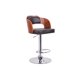 thumbnail image 1 of Taburete de bar Baxton Studio Sitka moderno en nogal y negro Baxton Studio 4208, 1 of 2