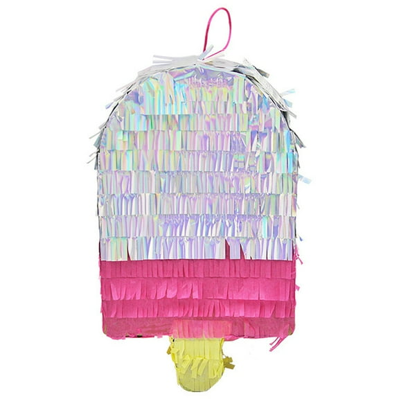 Guangmc Ice Cream Pinata Hanging Decoration for Birthday Party and Festivals