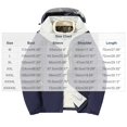 thumbnail image 2 of Ceisia Men 3 In 1 Removable Inner Liner Hooded Waterproof Windproof Outdoor Hiking Jacket Navy XXXL Gift, 2 of 8