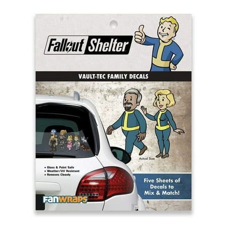 Fallout Shelter Vault-Tec Family Decals - 5 (Fallout Shelter Best Vault)