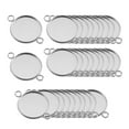 thumbnail image 1 of GUOOL Lot de 30 Pendentifs Ronds Vierges Cabochons pour Fabrication de Bijoux 10mm, 1 of 7