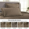 thumbnail image 4 of Supeior Paisley Cotton Decorative 3-Piece Bedspread Set, All Season Breathable Bedspreads, King, Taupe, 4 of 9