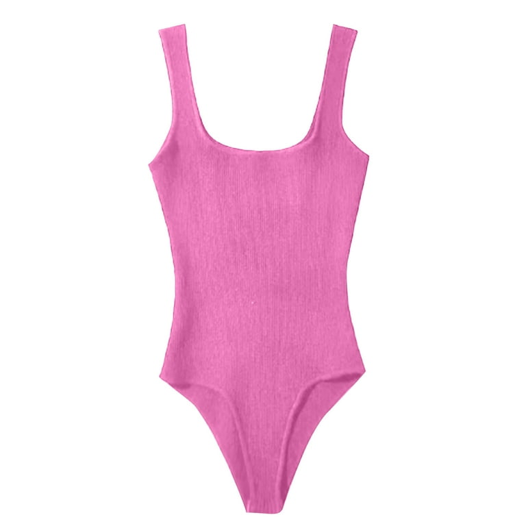 Thong Bodysuit for Women, One Piece High Neck Racerback Sleeveless Bodysuit,  Tummy Control Tank Top (Color : G, Size : X-Large) : : Clothing,  Shoes & Accessories